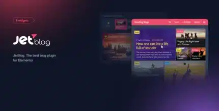 JetBlog – Blogging Package for Elementor Page Builder