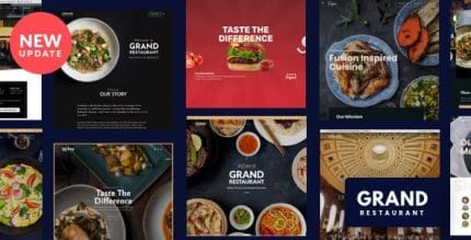 Grand-Restaurant-WordPress-430x219-1.jpg Grand Restaurant WordPress - Image 1