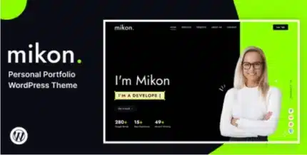 Mikon-Personal-Portfolio-WordPress-Theme-Nulled-600x304-1-430x218-1.webp Mikon Personal Portfolio WordPress Theme - Image 1