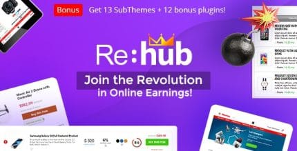 REHub Theme – Price Comparison, Multi Vendor Marketplace WordPress Theme