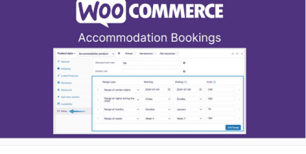 WooCommerce Accommodation Bookings