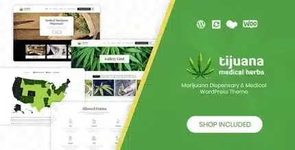 Tijuana-Marijuana-Dispensary-Medical-WordPress-Theme-Nulled-430x219-1-1.webp Tijuana – Marijuana Dispensary & Medical WordPress Theme - Image 1