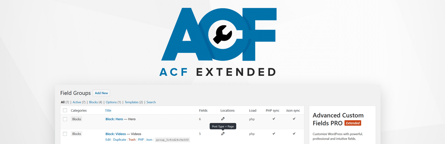 ACF Extended Pro ACF Extended Pro - Image 1