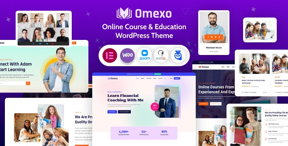 Omexo – Education & Online Courses WordPress Theme