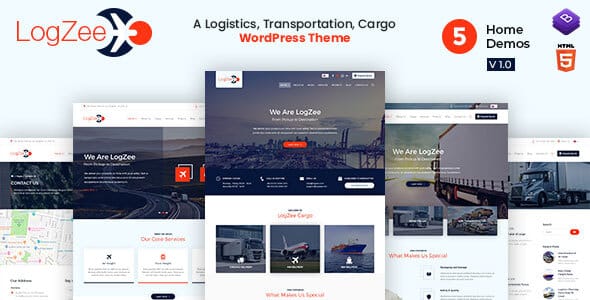Logzee – Logistics, Transportation, Cargo Theme