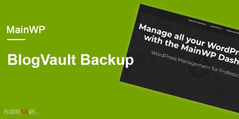 MainWP BlogVault Backup Extension