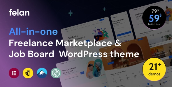 Felan - Freelance Marketplace and Job Board WordPress Theme Felan - Freelance Marketplace and Job Board WordPress Theme